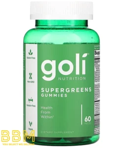 Goli Nutrition, Supergreens Gummies, 60 Pieces