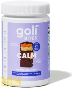 Goli Nutrition Goli Bites Calm Chocolate Acai Berry 30 Pieces