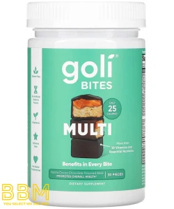 Goli Nutrition Multi Bites Vanilla Cocoa Chocolate 30 Pieces