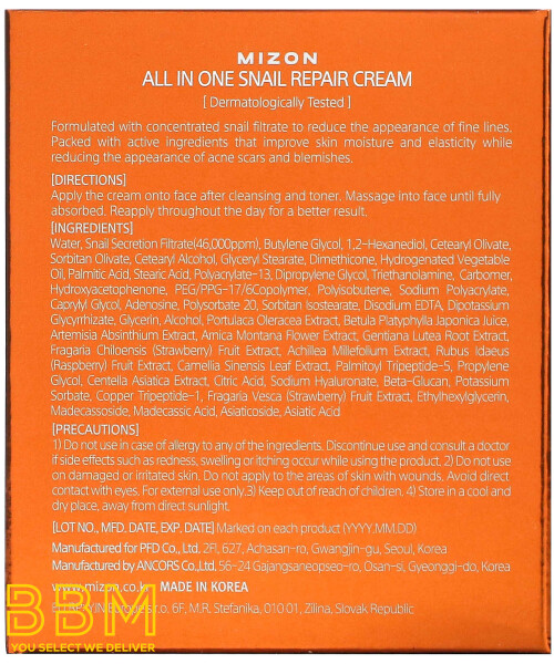 One Snail Repair Cream